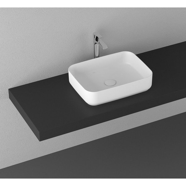 Balta keramikas izlietne Sapho Infinity Rectangle, 50 x 36 cm-image-1