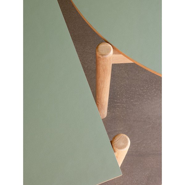 Ozola masīvkoka apaļš ēdamgalds ø 115 cm Oblique – Hübsch-image-2