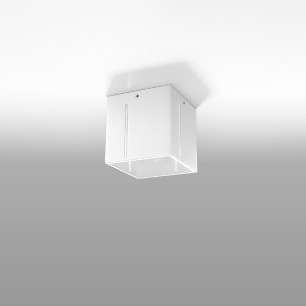 Balta griestu lampa ar metāla abažūru 10x10 cm Pax – Nice Lamps