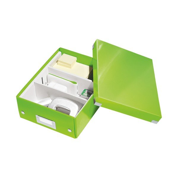 Zaļa kaste ar organizatoru Leitz Click&Store, garums 28 cm-image-4