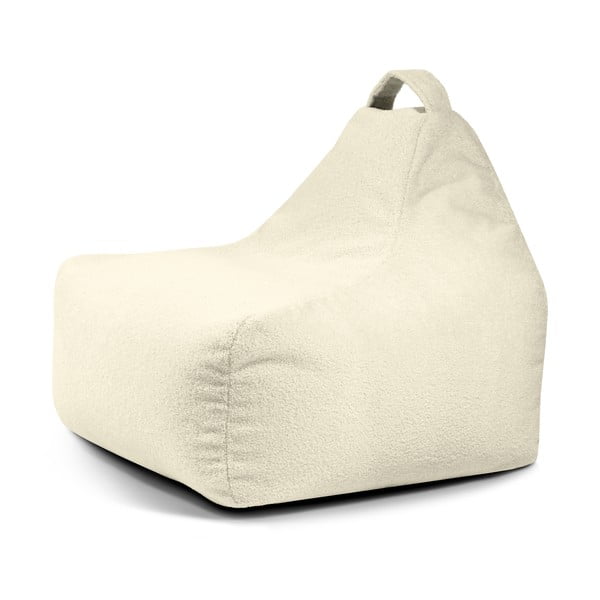 Krēmkrāsas bērnu sēžammaiss no buklē auduma Game Amuse – SLOWDOWN