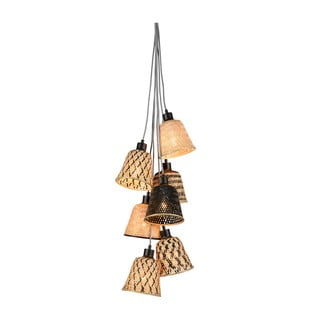 Bambusa griestu lampa ar 7 spuldzēm Good&Mojo Kalimantan