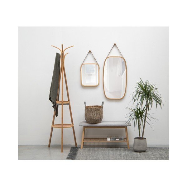 Sienas spogulis bambusa rāmī PT LIVING Idylic, garums 74 cm-image-1