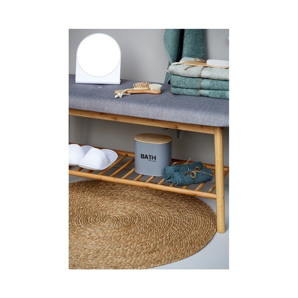 Pelēks/brūns bambusa apavu plaukts ar soliņu Bahari – Wenko-image-4