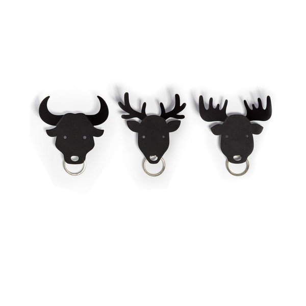 Melns Qualy Bull atslēgu turētājs-image-2