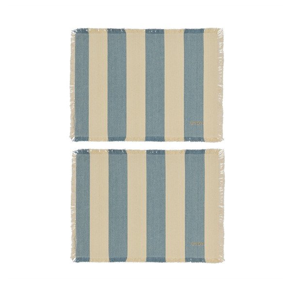 Galda paliktņi (2 gab.) no organiskās kokvilnas  36x48 cm Toppu – OYOY Living Design