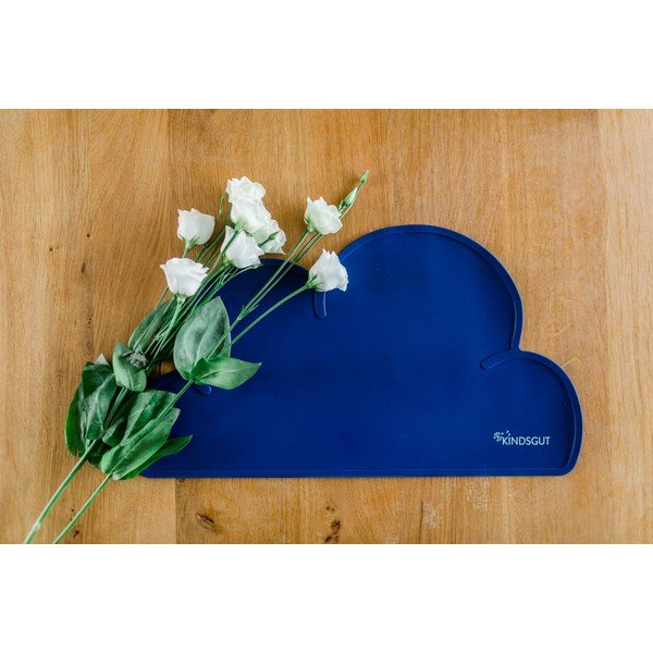 Tumši zils silikona paliktnis Kindsgut Cloud, 49 x 27 cm-image-1
