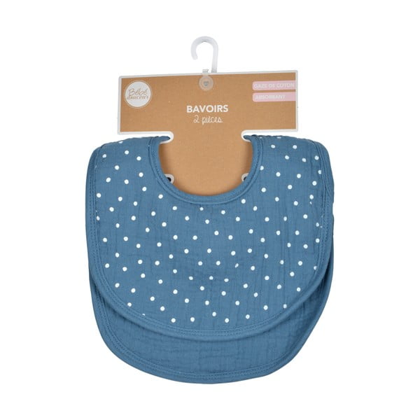 Zili muslīna krūšautiņi (2 gab.) – Bébé Douceur-image-3