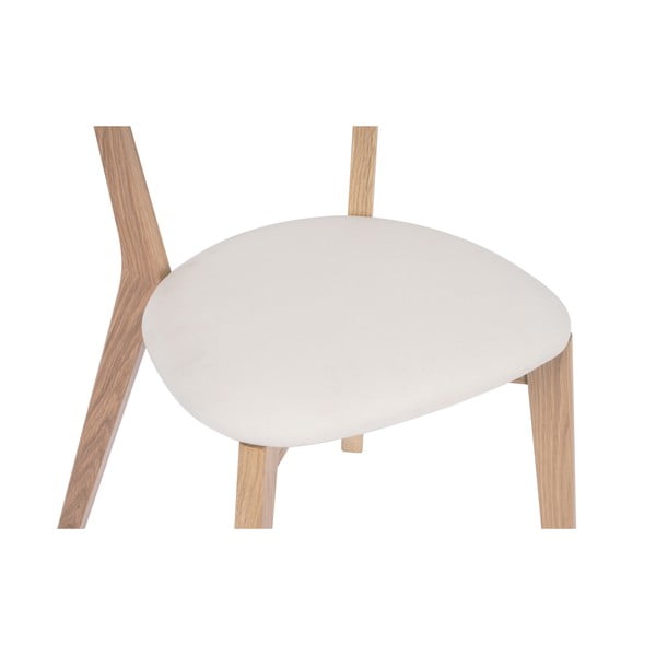 Ozolkoka ēdamistabas krēsls ar baltu sēdekli Arch – Bonami Selection-image-3