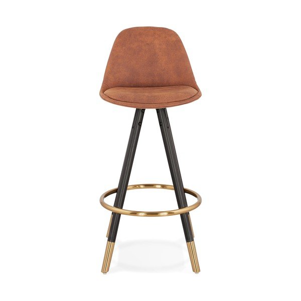 Brūns bāra krēsls Kokoon Bruce Mini, sēdekļa augstums 65 cm-image-1