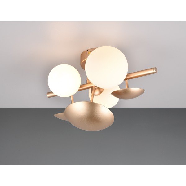 Balta/zelta krāsas sienas lampa Bubble – Trio Select-image-1