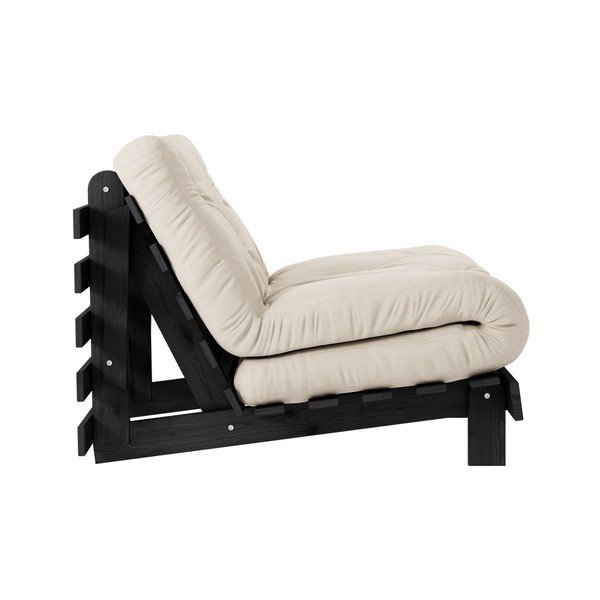 Izvelkamais krēsls Karup Design Roots Black/Beige-image-3