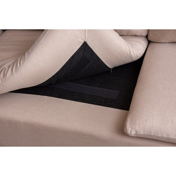 Bēšs stūra dīvāns (ar kreiso stūri) Lungo – Balcab Home-image-3