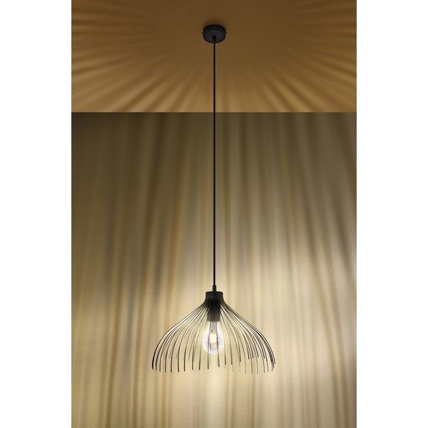 Melna griestu lampa Sollux Umea-image-3