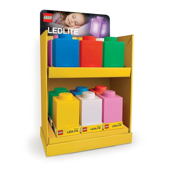 Sarkana silikona naktslampiņa LEGO® Classic Brick-image-2
