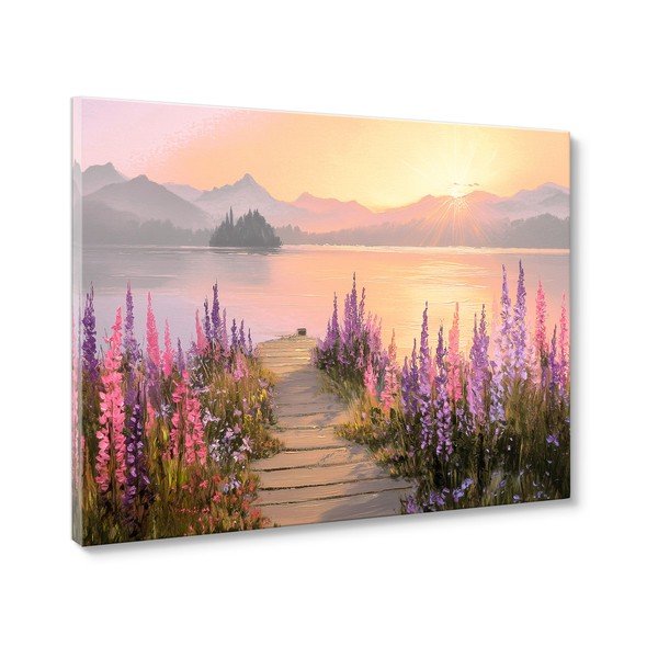 Glezna 113x85 cm Lupine Shore – Styler-image-4