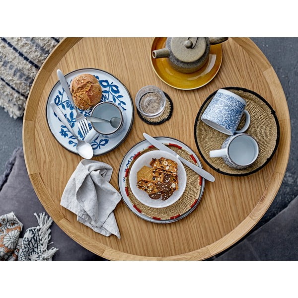 Dabīga toņa apaļš žurnālgaldiņš ar ozolkoka imitāciju ø 74 cm Luana – Bloomingville-image-2