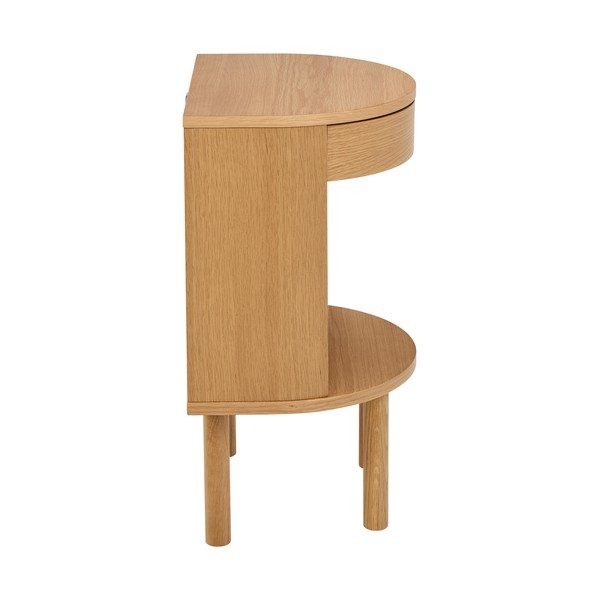 Gaiša dabīga toņa naktsskapītis ar ozolkoka imitāciju Paron – Actona-image-4