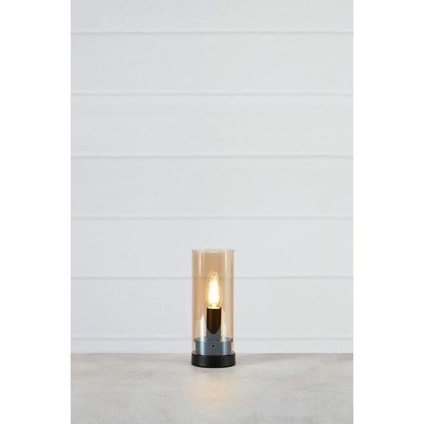 Oranža galda lampa ar stikla abažūru (augstums 23 cm) Post – Markslöjd-image-1