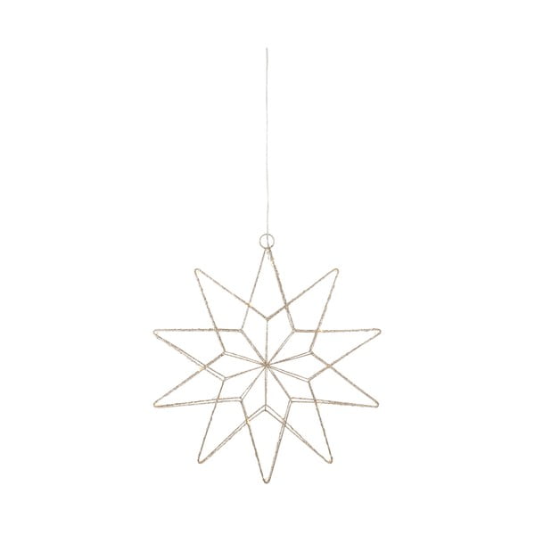 Zelta krāsas gaismas dekors ar Ziemassvētku motīvu ø 31 cm Gleam – Markslöjd