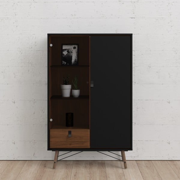 Melna vitrīna Tvilum Ry-image-1