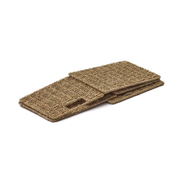 Uzglabāšanas grozi (2 gab.) plauktam no jūraszāles 32x27x22 cm Tossa – Kave Home-image-3