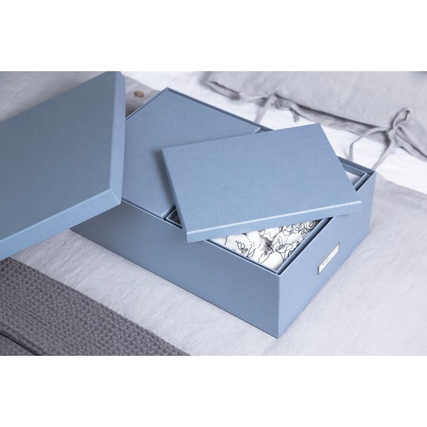 Kartona uzglabāšanas kastes ar vāku (3 gab.) Inge – Bigso Box of Sweden-image-3