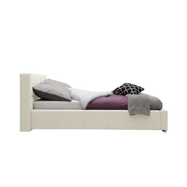 Bēšs divguļamā gulta Mazzini Beds Reve, 160 x 200 cm-image-4