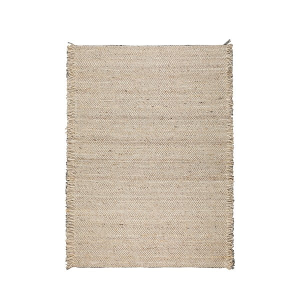 Bēšs vilnas paklājs Zuiver Frills, 170 x 240 cm
