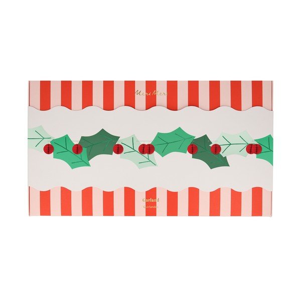 Virtene ar Ziemassvētku motīvu 244 cm Holly – Meri Meri-image-4