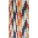 Oranžs/pelēks mazgājams celiņa paklājs 80x200 cm Blocks of Fun – Vitaus