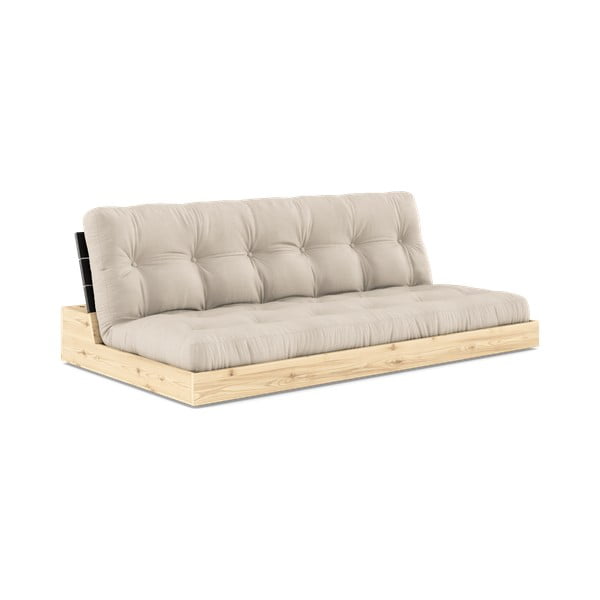 Bēšs izvelkamais dīvāns 196 cm Base – Karup Design