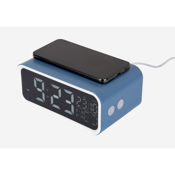 Digitāls modinātājpulkstenis ar bezvadu uzlādi Chunky LED – Karlsson-image-3