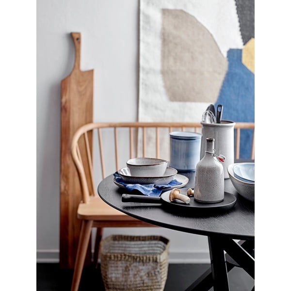 Pelēks keramikas šķīvis Bloomingville Sandrine, ø 28,5 cm-image-1