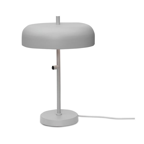 Pelēka galda lampa ar metāla abažūru (augstums 45 cm) Porto L – it's about RoMi