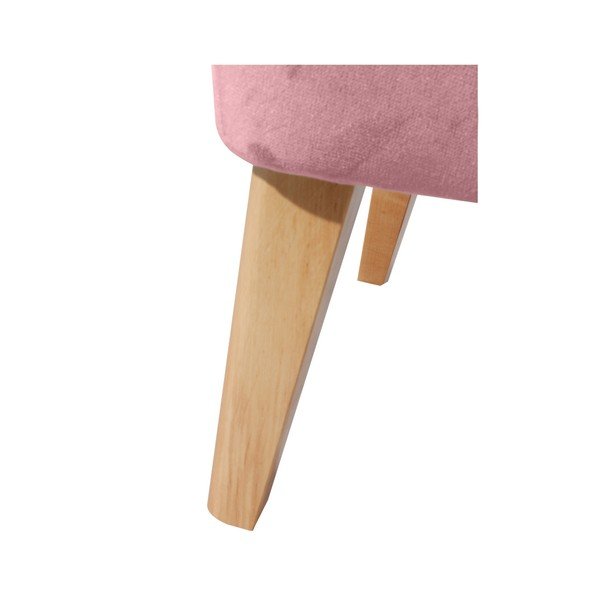 Rozā atpūtas krēsls Max Winzer Brandon Suede-image-1