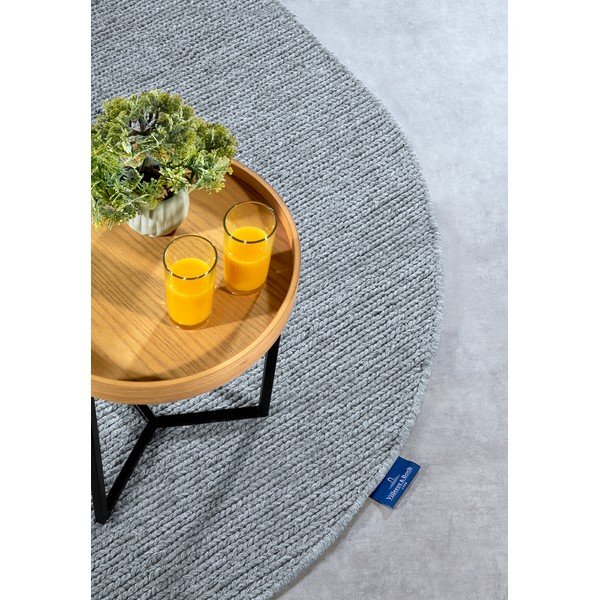 Pelēks ar rokām darināts vilnas paklājs 160x230 cm Francois – Villeroy&Boch-image-2