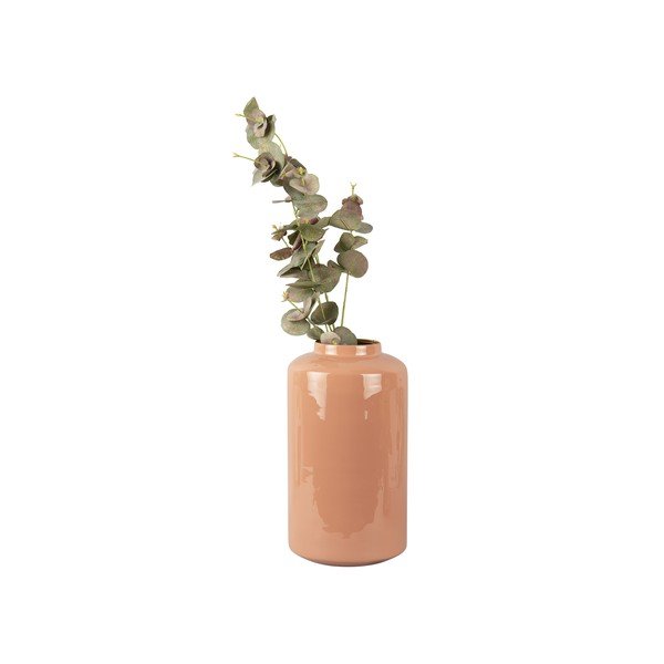 Rozā emaljas vāze PT LIVING Grand, augstums 28 cm-image-1