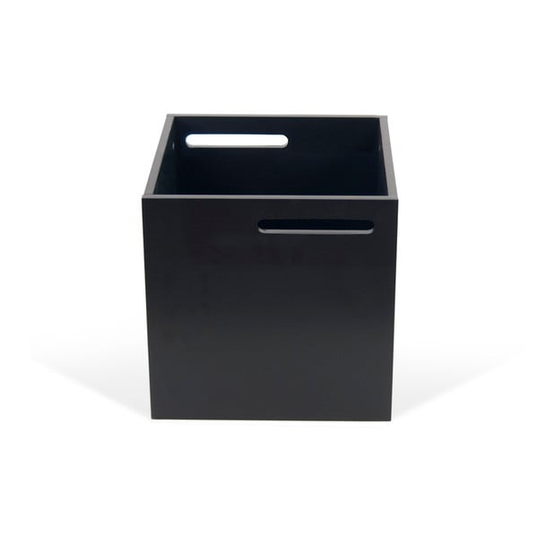 Melna uzglabāšanas kaste grāmatu skapim TemaHome Berlin-image-2