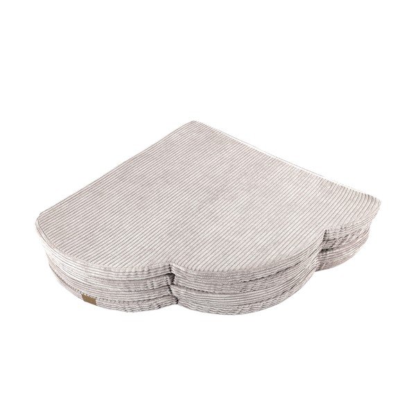 Ziloņkaula krāsas bērnu rotaļu paklājiņš 160x160 cm – Meowbaby-image-3