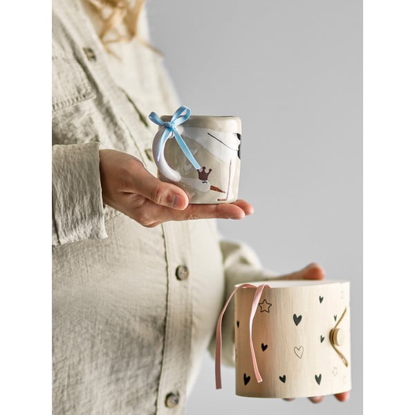 Bēša keramikas bērnu krūze 225 ml Bambino – Bloomingville Mini-image-1