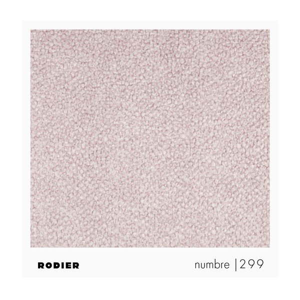 Gaiši rozā stūra dīvāns no buklē auduma (ar kreiso stūri/ar zvilni) Mirel – Rodier-image-4