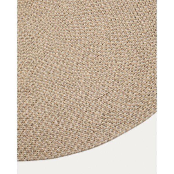 Bēšs āra paklājs no pārstrādātas šķiedras 160x230 cm Rodhe – Kave Home-image-3