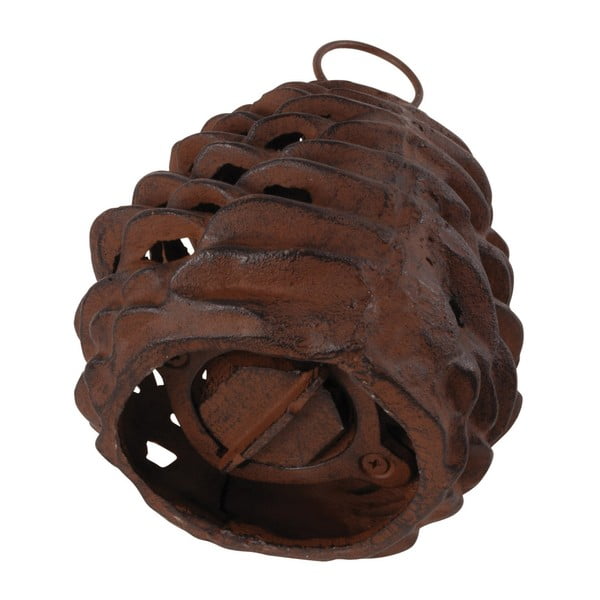 Metāla laterna (augstums 18 cm) Pine Cone – Esschert Design-image-3