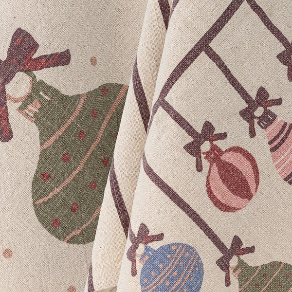 Kokvilnas trauku dvieļi (2 gab.) ar Ziemassvētku motīvu 71x45 cm Ornamentia – Bloomingville-image-3