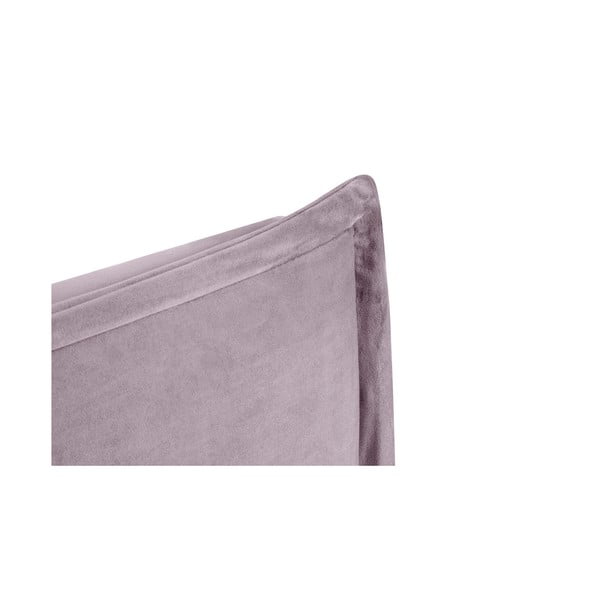 Gaiši rozā gultas galvgalis 140x120 cm Monica – Milo Casa-image-3