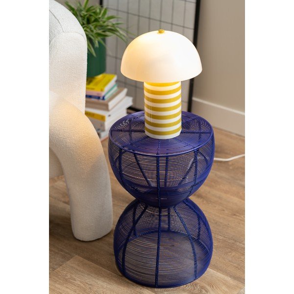 Metāla apaļš sānu galdiņš ø 30 cm Cuerda Doble – Leitmotiv-image-1