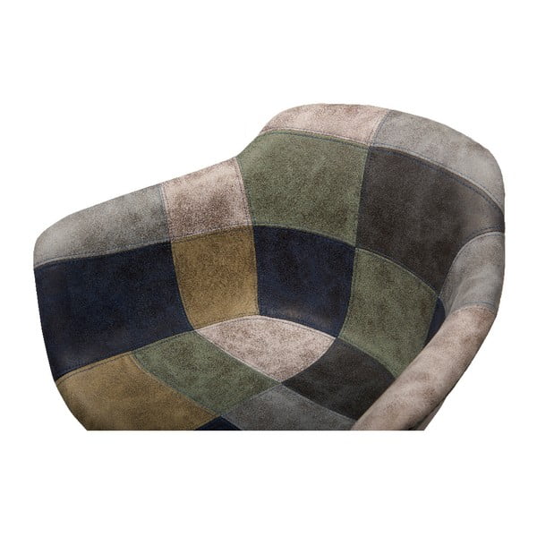 Pelēks pusdienu krēsls ar dižskābarža kājām Furnhouse Flame Patch-image-4