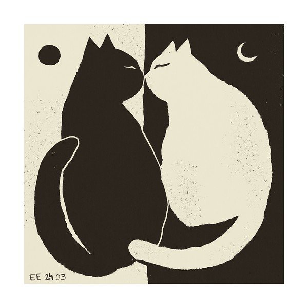 Plakāts 50x50 cm You and Me – Enikő Katalin Eged – The Poster Club