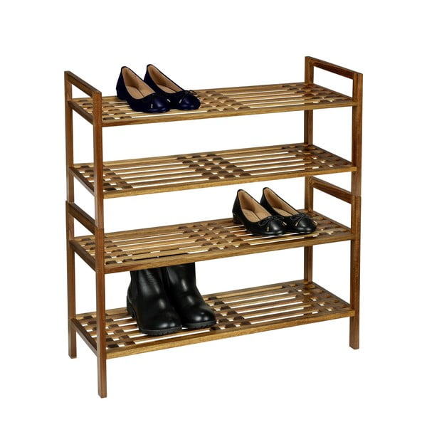 Dabīga toņa akācijas masīvkoka apavu statīvs 69x40,5x27 cm Fondi – Wenko-image-4